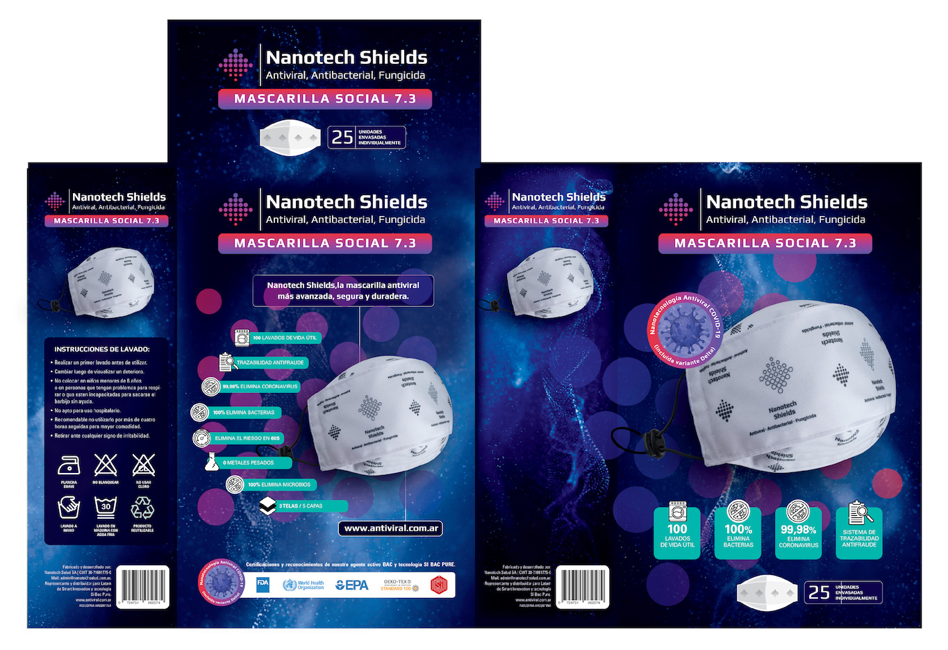 Diseño de Packaging | Nanotech Salud